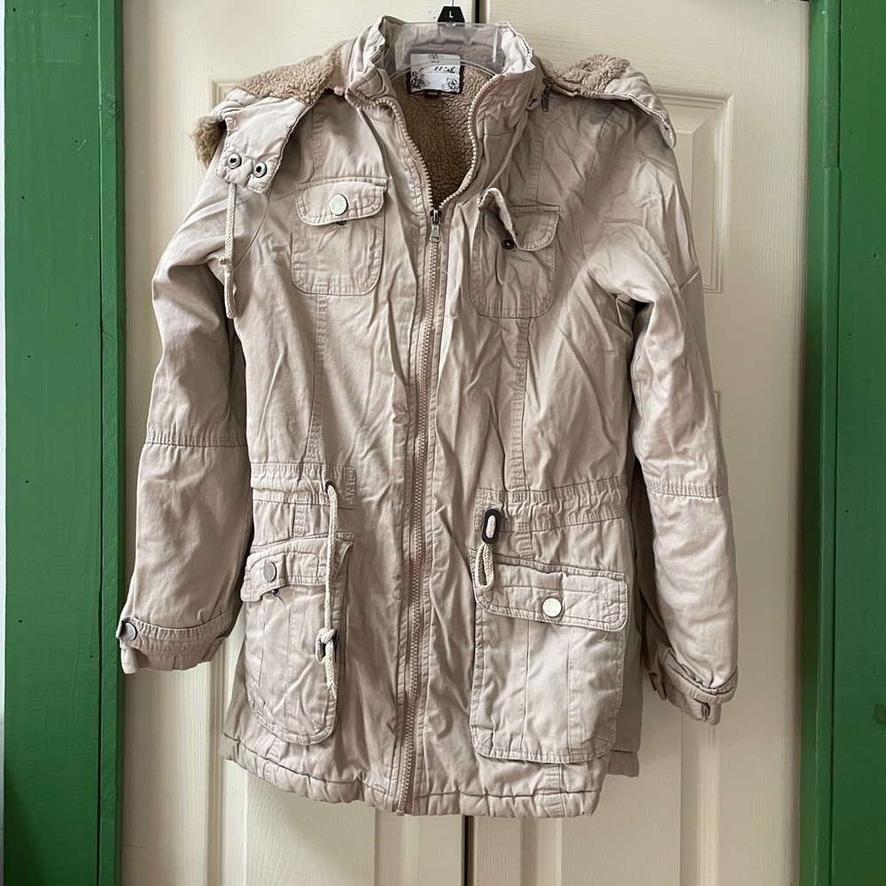 Snobbish Collection Tan Sherpa Jacket